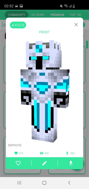 Skins-MASTER for Minecraft screenshot