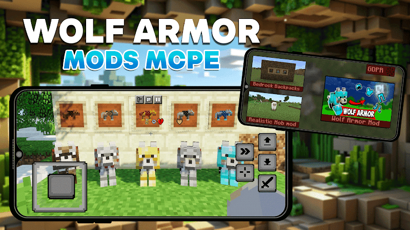Wolf Armor Mod for Minecraft